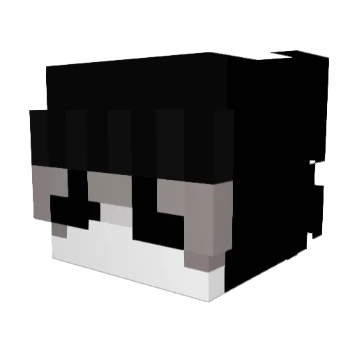 bemjitaXd Minecraft avatar head, 3D render