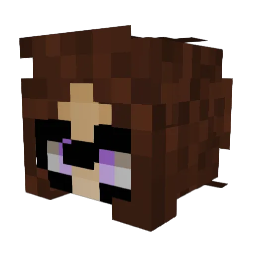 bemmie609 Minecraft avatar head, 3D render