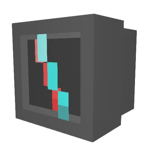bemoko Minecraft avatar head, 3D render