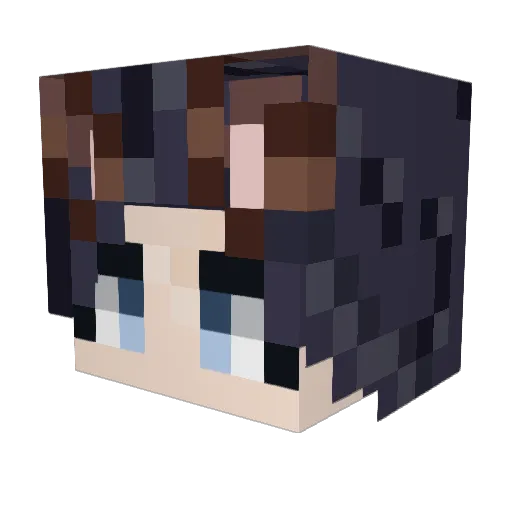bemyone Minecraft avatar head, 3D render
