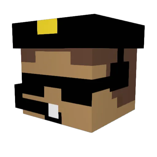 ben2252 Minecraft avatar head, 3D render