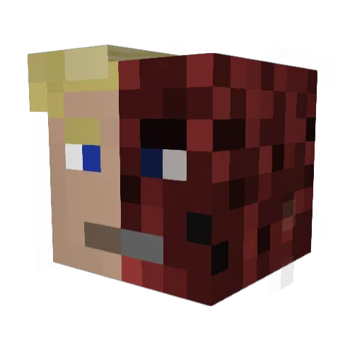 ben23467 Minecraft avatar head, 3D render
