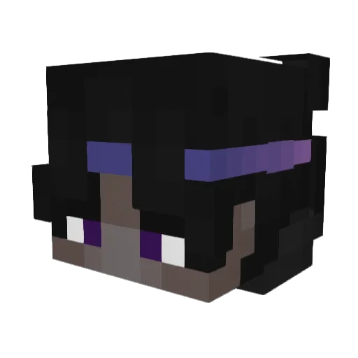 ben37 Minecraft avatar head, 3D render