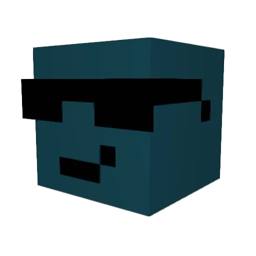 ben5 Minecraft avatar head, 3D render