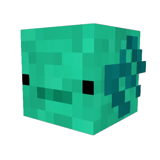 benR330 Minecraft avatar head, 3D render