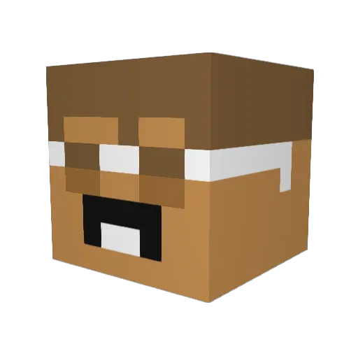 ben_221 Minecraft avatar head, 3D render