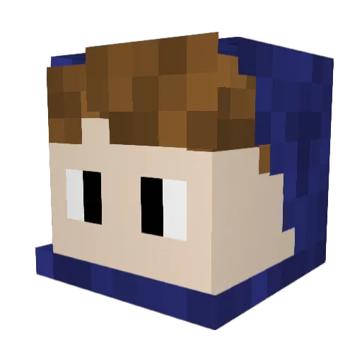 ben_arik Minecraft avatar head, 3D render