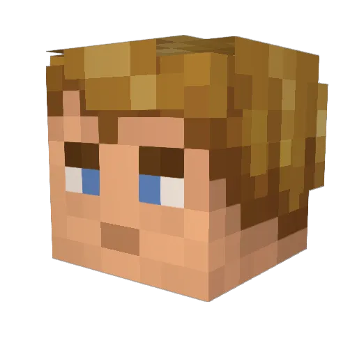 ben_ga850 Minecraft avatar head, 3D render