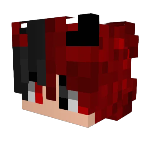 ben_ja_min_ZHE Minecraft avatar head, 3D render