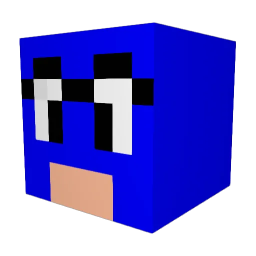 ben_jacob Minecraft avatar head, 3D render