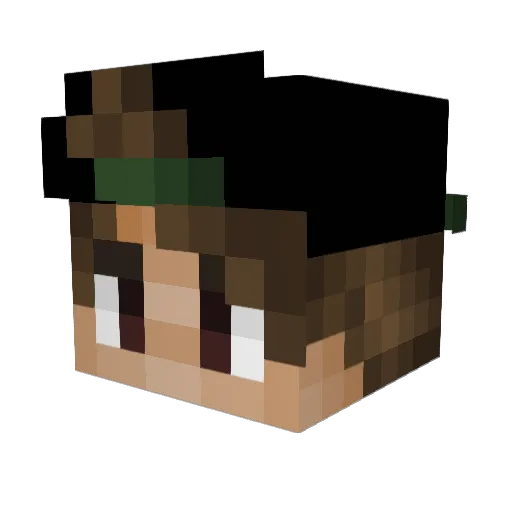 ben_mulligan4 Minecraft avatar head, 3D render