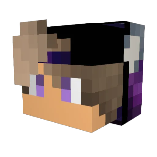ben_oui_maxi Minecraft avatar head, 3D render