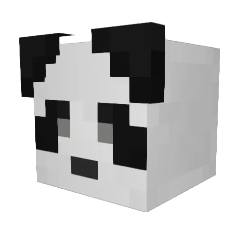 benamyster Minecraft avatar head, 3D render