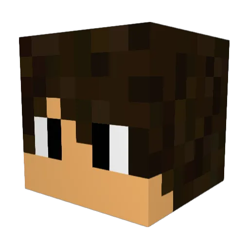 benanathe Minecraft avatar head, 3D render
