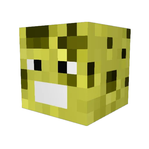 benbellieredye Minecraft avatar head, 3D render