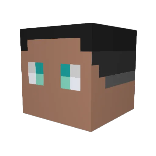 benbenbenben18 Minecraft avatar head, 3D render