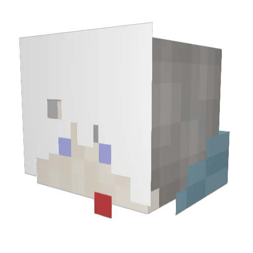 benbobs58 Minecraft avatar head, 3D render