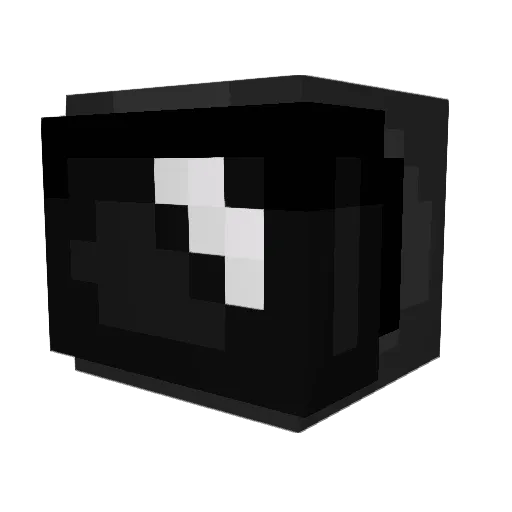 bencaa Minecraft avatar head, 3D render