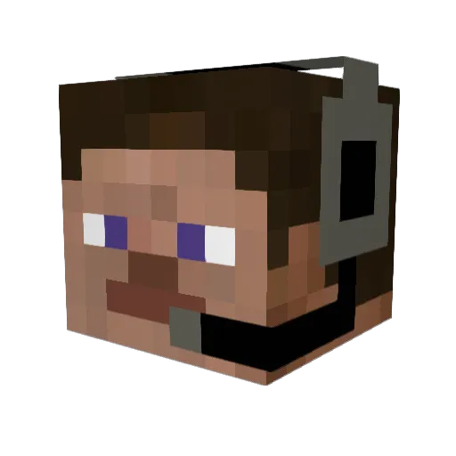 bence0585 Minecraft avatar head, 3D render
