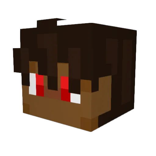 bence411 Minecraft avatar head, 3D render