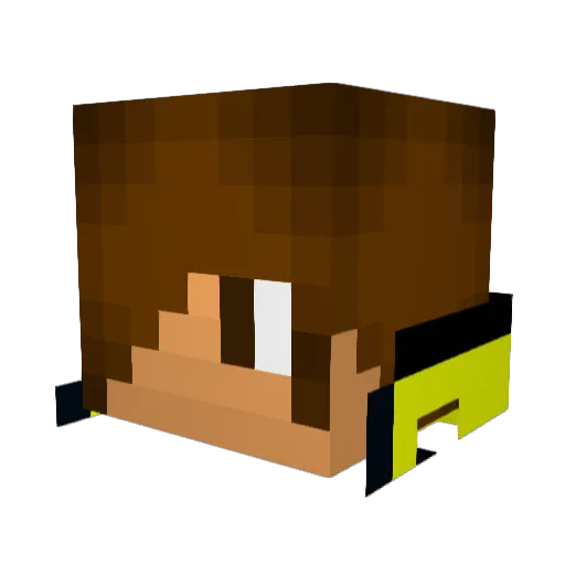 bence586 Minecraft avatar head, 3D render