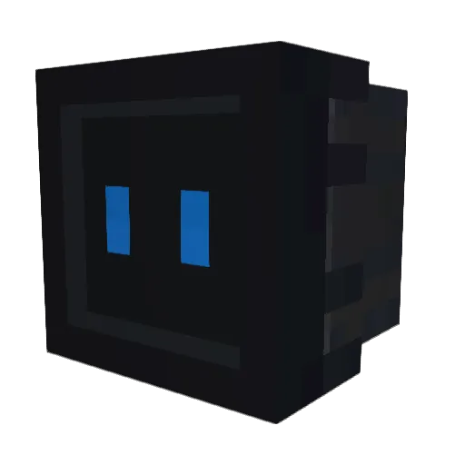 bench245 Minecraft avatar head, 3D render