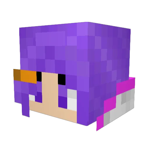 benchan012 Minecraft avatar head, 3D render