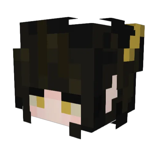 benchen1346 Minecraft avatar head, 3D render