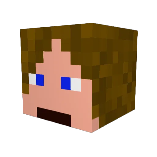 bencrafting2000 Minecraft avatar head, 3D render