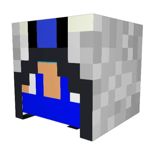 bencreeper06 Minecraft avatar head, 3D render