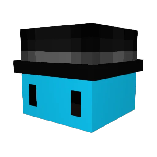 bend4un Minecraft avatar head, 3D render
