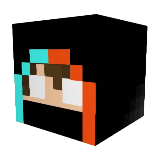 bendAR27 Minecraft avatar head, 3D render