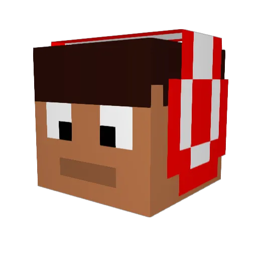 bender1213 Minecraft avatar head, 3D render
