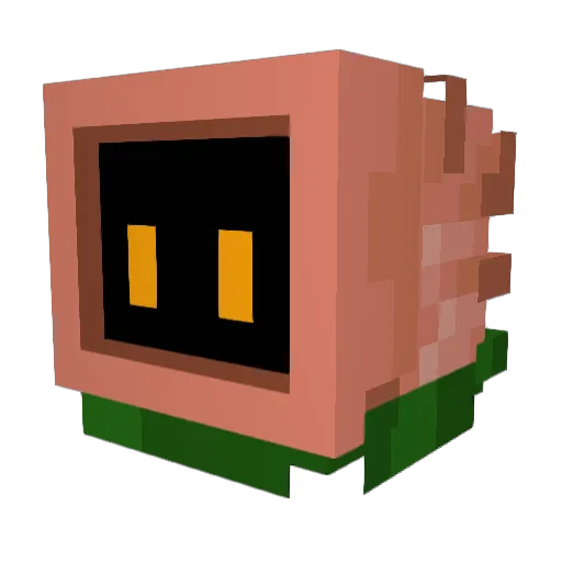 bendino2340 Minecraft avatar head, 3D render