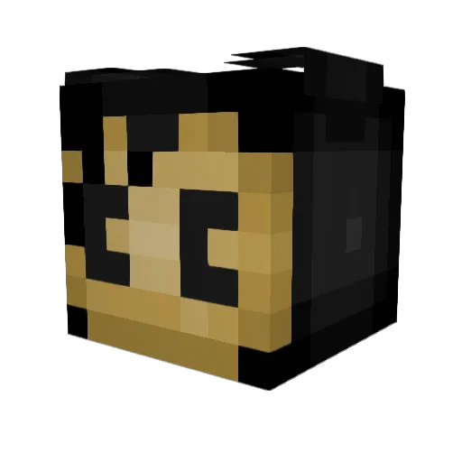 bendy1737 Minecraft avatar head, 3D render