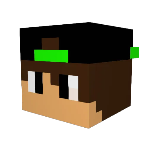 beneichholz Minecraft avatar head, 3D render