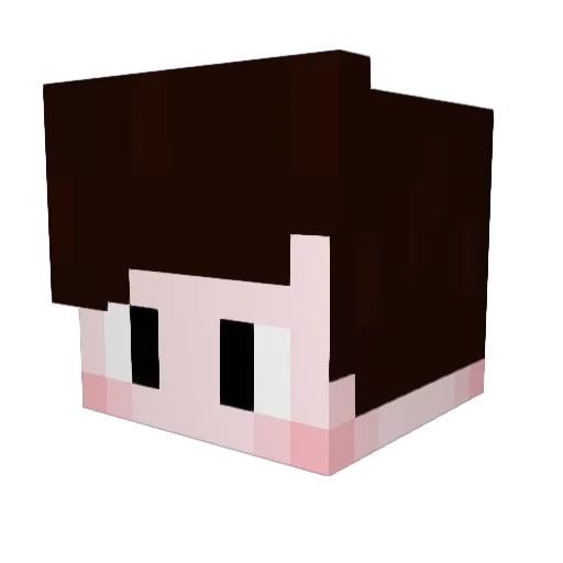 benendenn Minecraft avatar head, 3D render