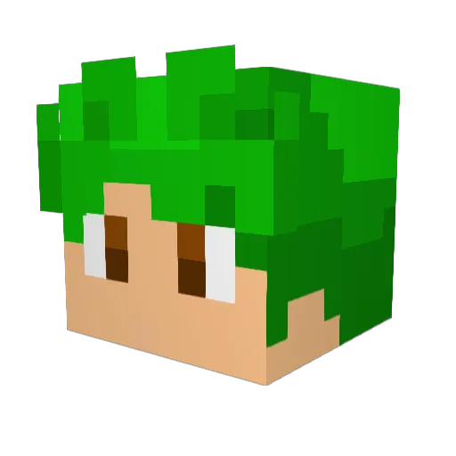 benerick31324 Minecraft avatar head, 3D render