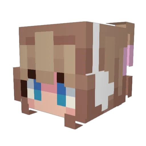 benesydendal Minecraft avatar head, 3D render