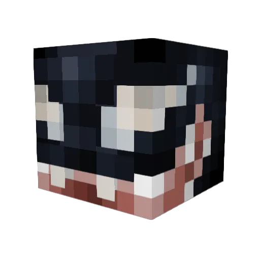 benettto Minecraft avatar head, 3D render