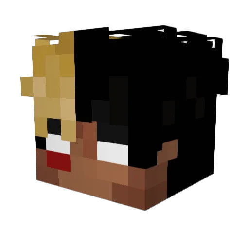 benex777 Minecraft avatar head, 3D render