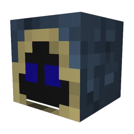benfitz Minecraft avatar head, 3D render