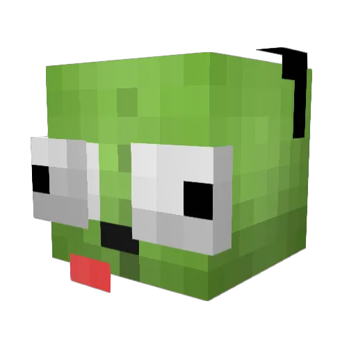 benfitzy Minecraft avatar head, 3D render