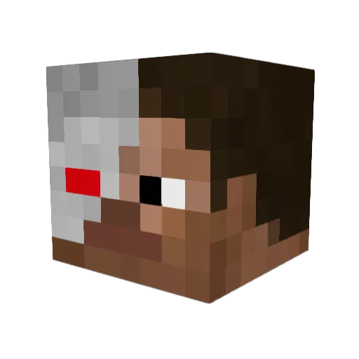 bengarin Minecraft avatar head, 3D render