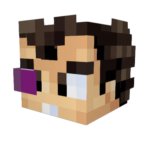 benger15 Minecraft avatar head, 3D render