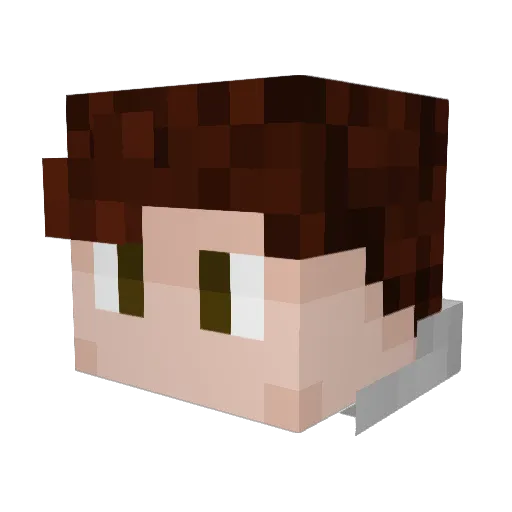 benger_709 Minecraft avatar head, 3D render