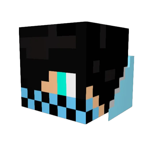 bengoodman Minecraft avatar head, 3D render