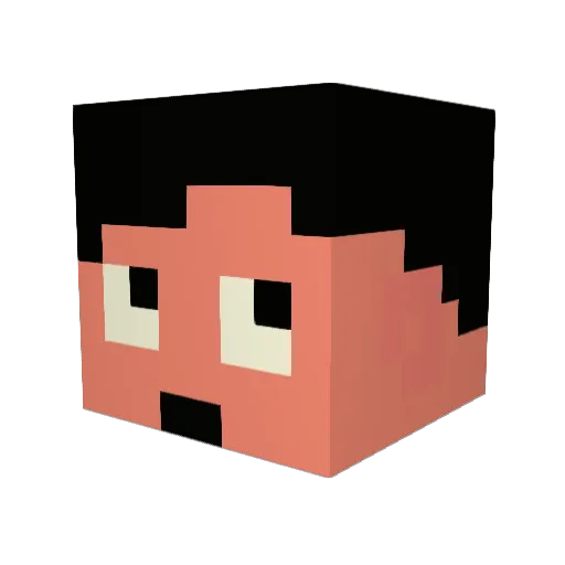 bengoth666 Minecraft avatar head, 3D render