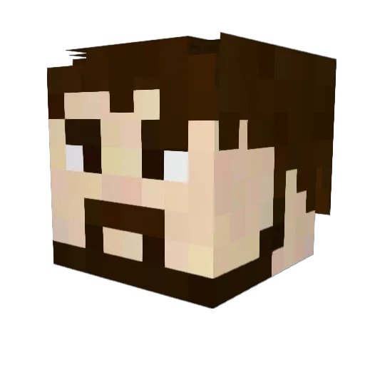 bengozzi Minecraft avatar head, 3D render
