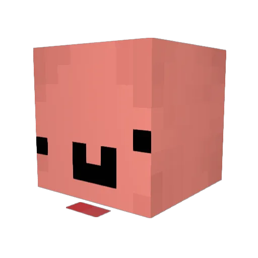 bengtalice Minecraft avatar head, 3D render